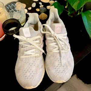 These shoes are Adidas 7Y